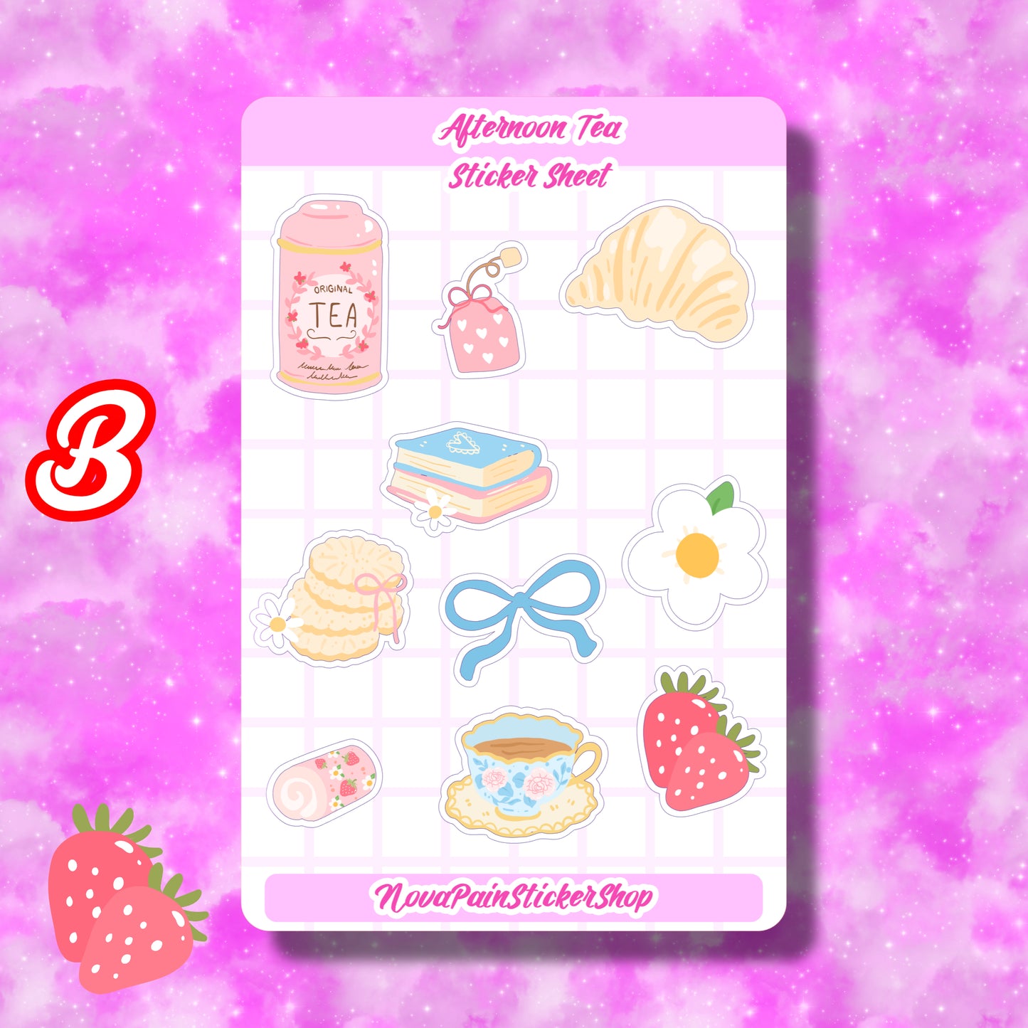 Afternoon Tea Sticker Sheets