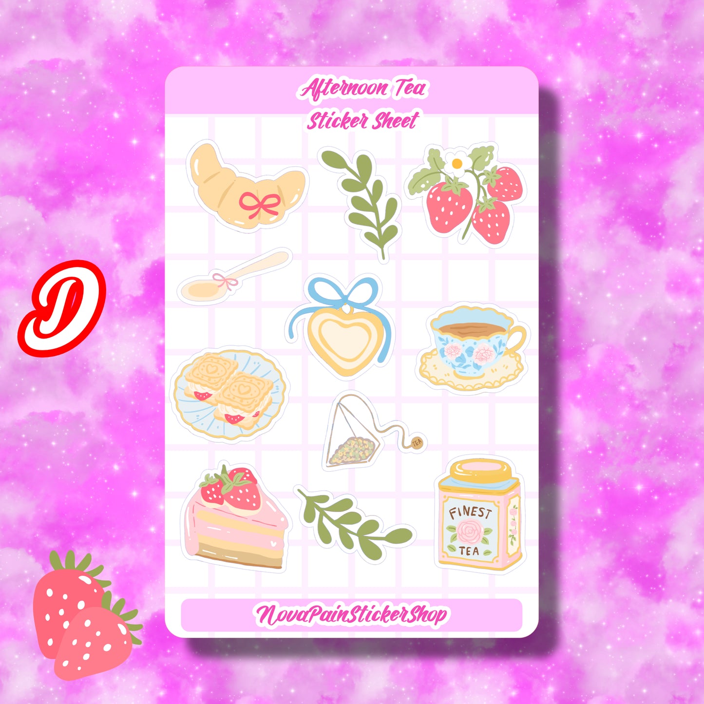 Afternoon Tea Sticker Sheets