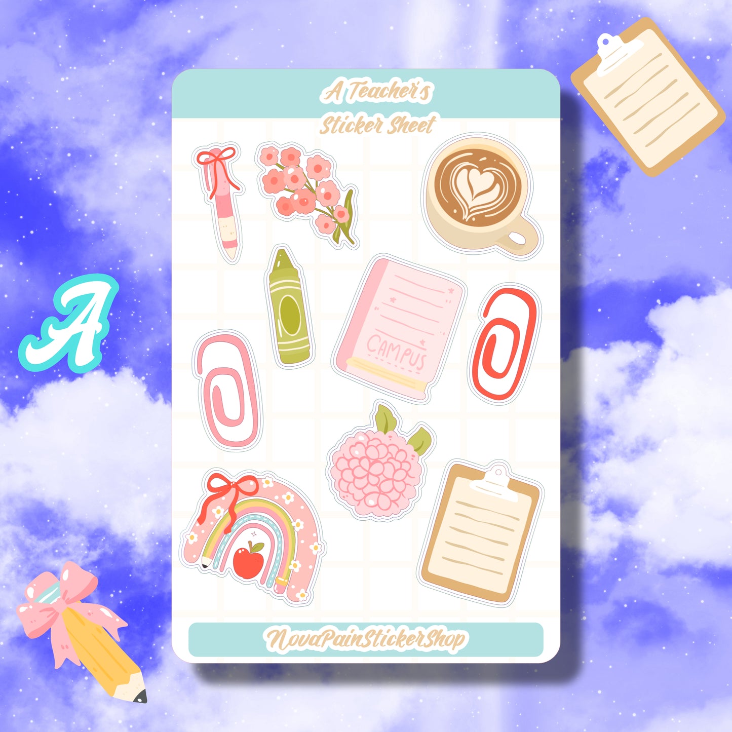 A Teacher's Sticker Sheet(s)