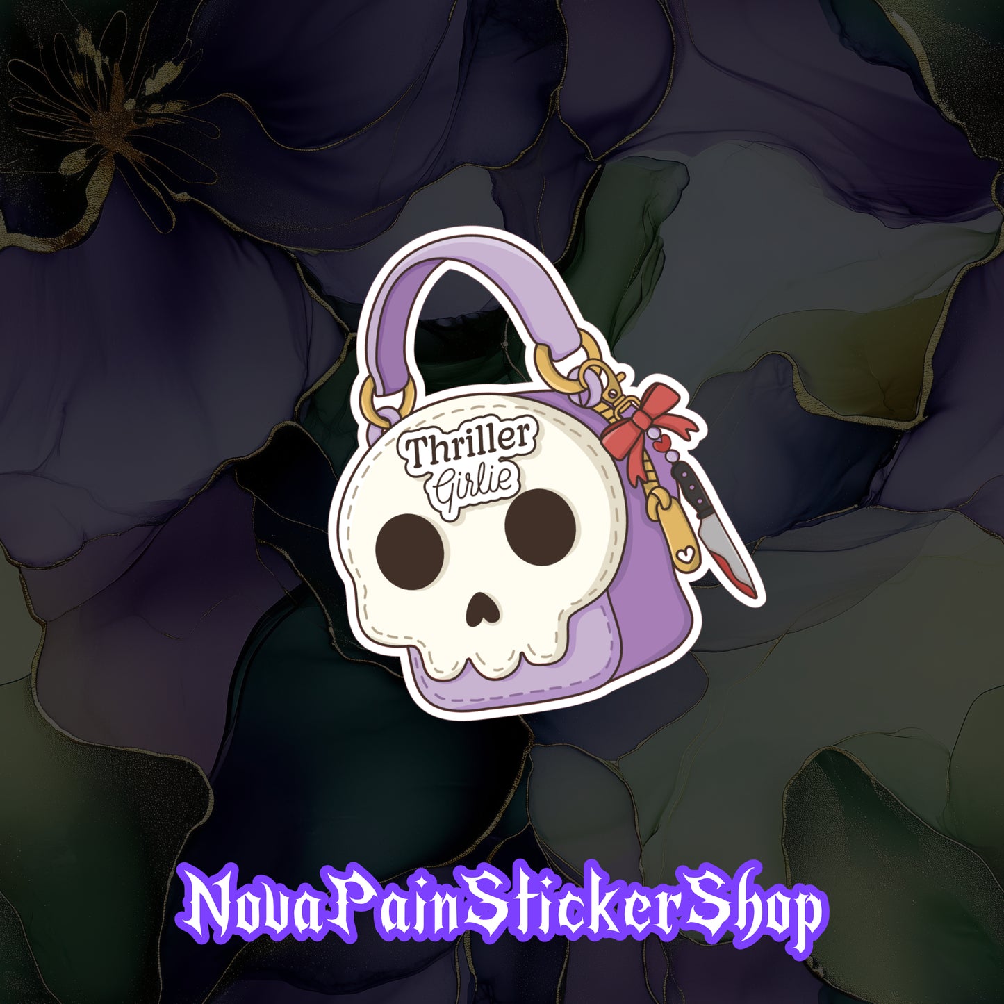 Thriller Girlie Purse Sticker