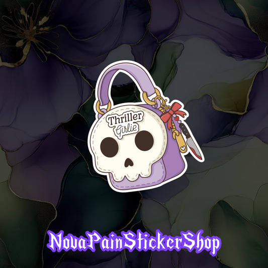 Thriller Girlie Purse Sticker