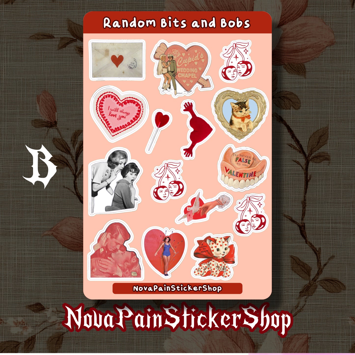 Random Bits and Bobs Sticker Sheets (Vertical)