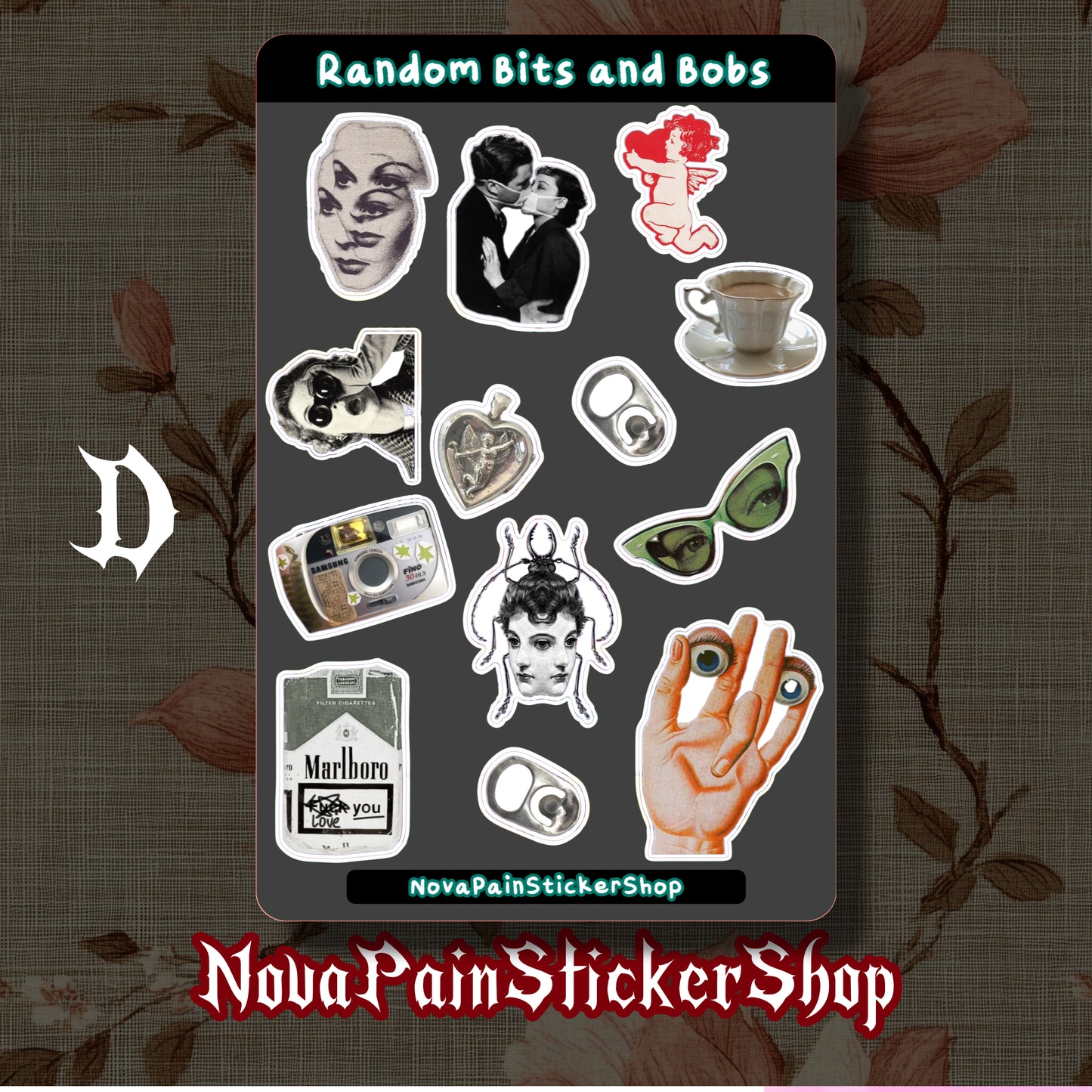 Random Bits and Bobs Sticker Sheets (Vertical)
