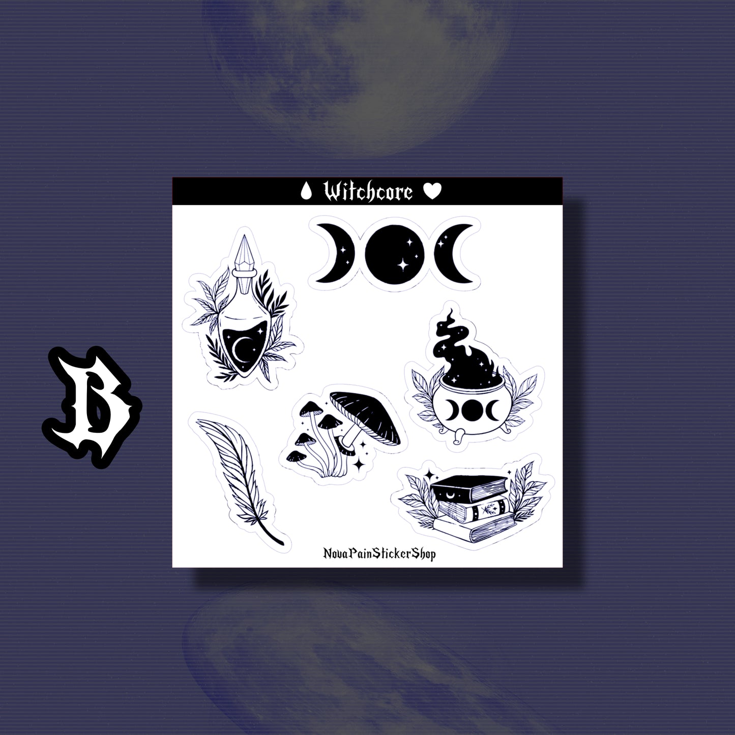 Witchcore Mini Sticker Sheets