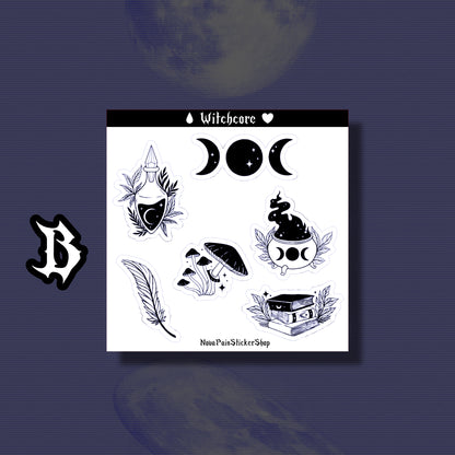 Witchcore Mini Sticker Sheets