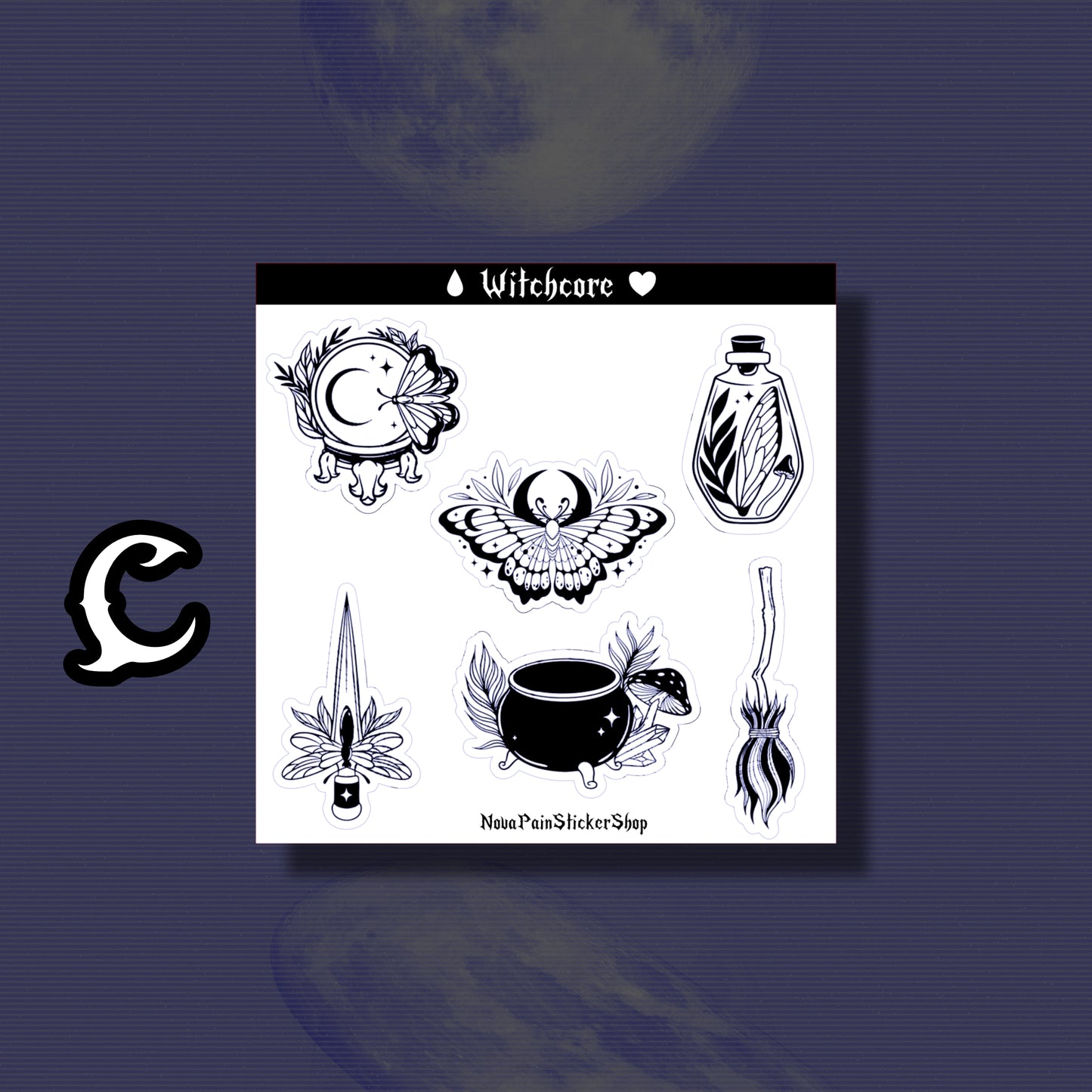 Witchcore Mini Sticker Sheets