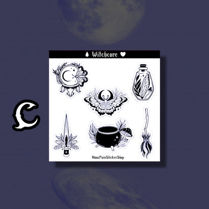 Witchcore Mini Sticker Sheets