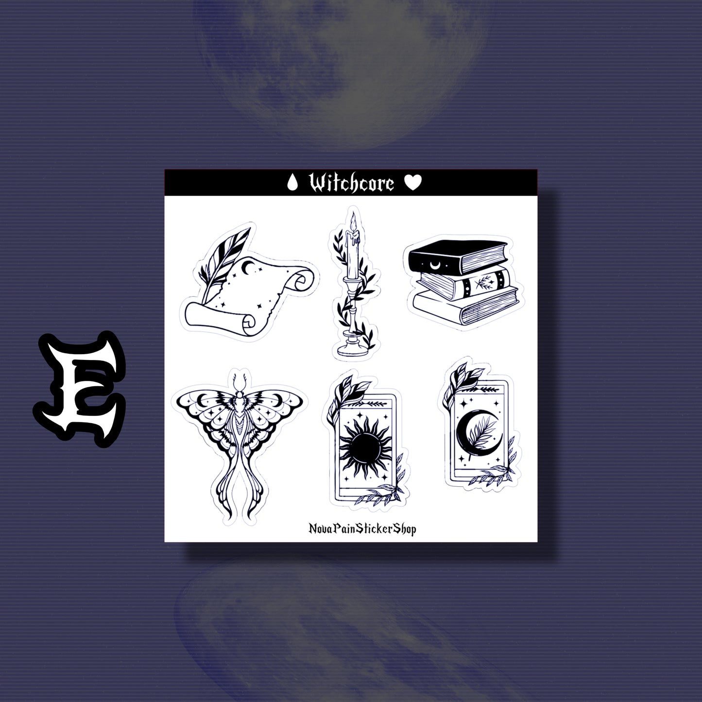 Witchcore Mini Sticker Sheets