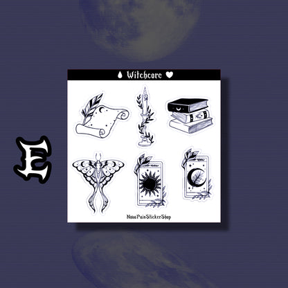 Witchcore Mini Sticker Sheets