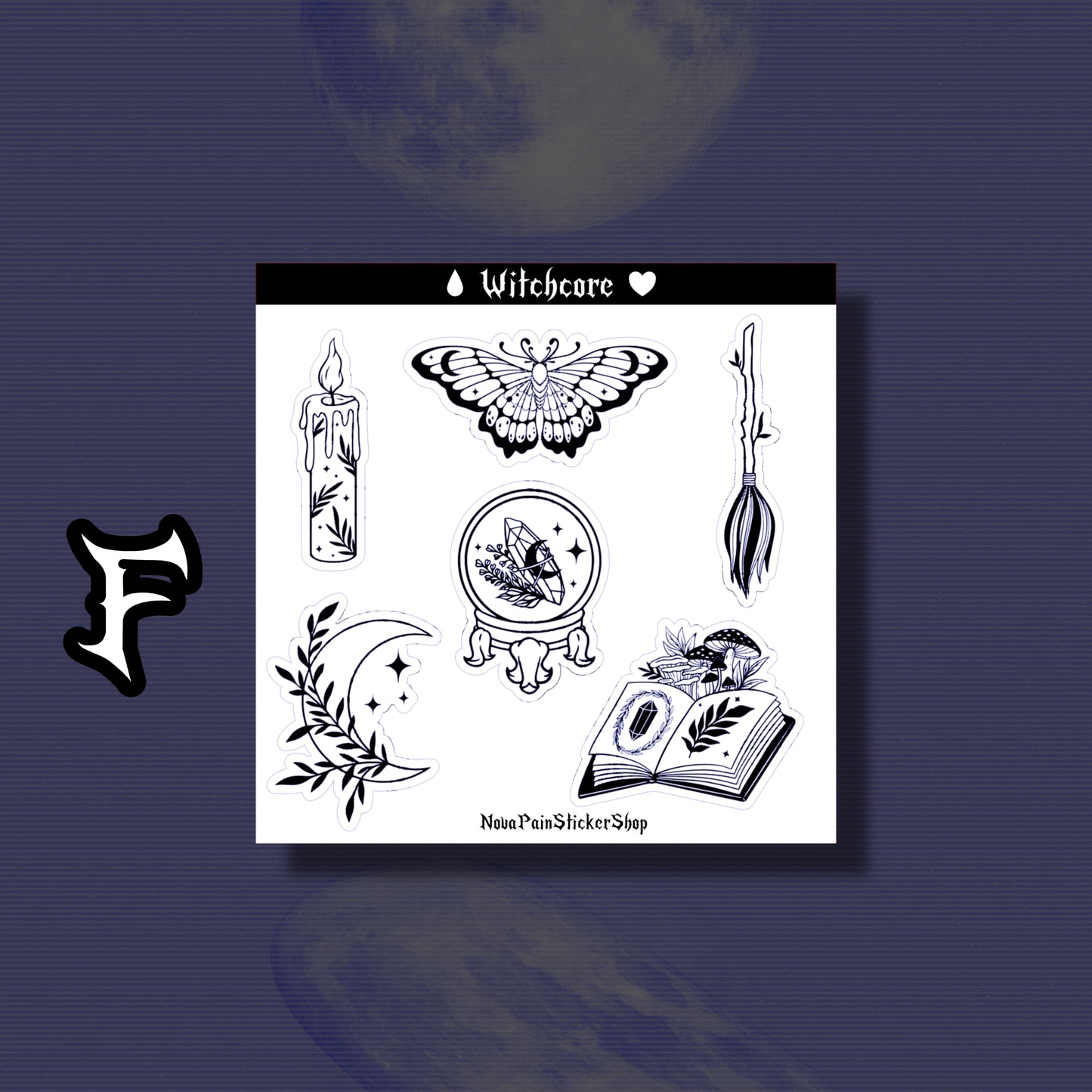 Witchcore Mini Sticker Sheets