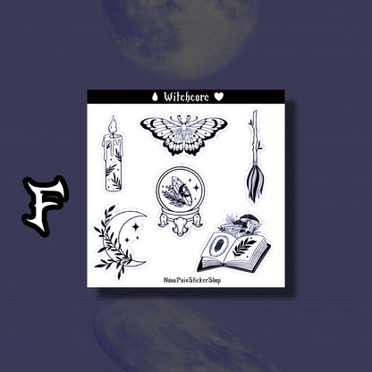 Witchcore Mini Sticker Sheets