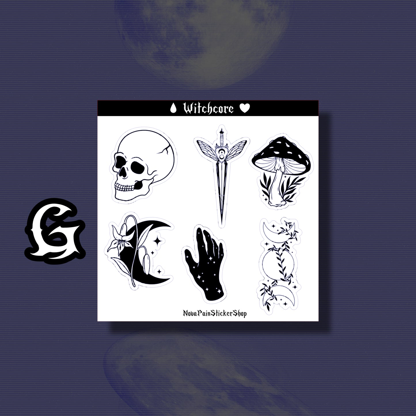 Witchcore Mini Sticker Sheets