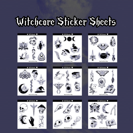Witchcore Mini Sticker Sheets